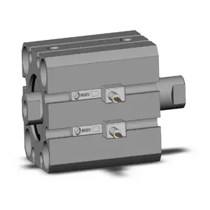 SMC VALVES CDQSWB20-10D-M9BVSAPC Compact Cylinder, 20 mm Size, Double Rod Acting Switcher | AP2QZA