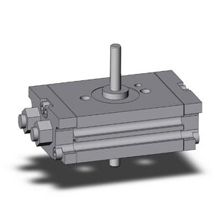 SMC VALVES CDRQ2BW10-180 Drehantrieb, 10 mm Größe, doppeltwirkender automatischer Umschalter | AL9YQR