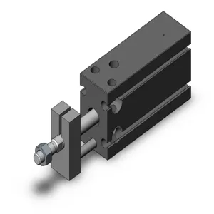 SMC VALVES CDUK16-15T Compact Cylinder, 16 mm Size, Non Rotating Auto Switcher | AM9UUL