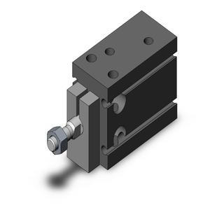 SMC VALVES CDUK20-5D Compact Cylinder, 20 mm Size, Non Rotating Auto Switcher | AM7RMH