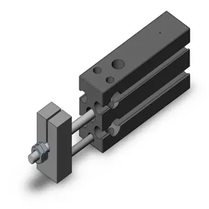 SMC VALVES CDUK6-15T Compact Cylinder, 6 mm Size, Single Acting | AM8WTZ