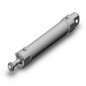 SMC VALVES CG5EN25SR-100 Zylinder, 25 mm Größe, doppeltwirkend | AM9UXY