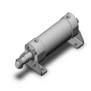 SMC VALVES CG5LN40SR-50 Zylinder, 40 mm Größe, doppeltwirkend | AP2KVB