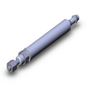 SMC VALVES CJ1B4-10SU4 Round Body Cylinder, 4 mm Size, Single Acting | AL4NMC