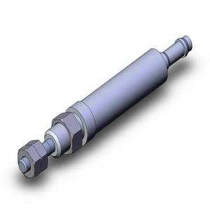 SMC VALVES CJ1B4-5SU3 Zylinder mit rundem Körper, 4 mm Größe, einfachwirkend | AL7MHM