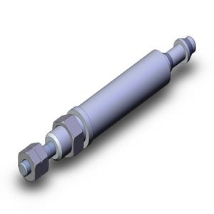 SMC VALVES CJ1B4-5SU4 Zylinder mit rundem Körper, 4 mm Größe, einfachwirkend | AL4PDW