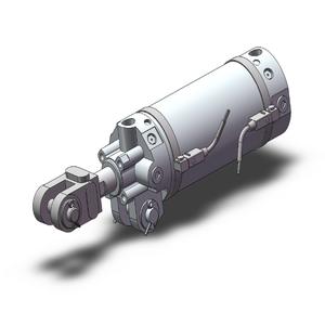 SMC VALVES CKG1A63-100YZ-A93L Clamp Cylinder, 63 mm Size | AN9XCD