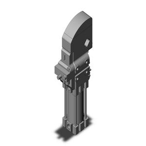 SMC VALVES CKZT40-135T Zylinder, 40 mm Größe, Slim Line | AN8YRD