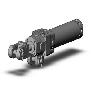 SMC VALVES CLK2GA40-100Y-B Cylinder, 40 mm Size, With Lock | AN9XQF