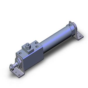 SMC VALVES CLM2L32-100-E Zylinder mit rundem Körper, 32 mm Größe | AL9VAJ
