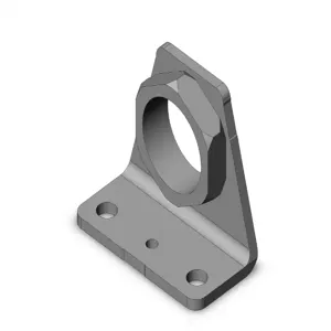 SMC VALVES CM-L032B Foot Bracket, 32 mm Size | AM7ZJP