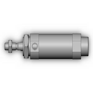 SMC VALVES CM2B32-25Z-XC20 Zylinder mit rundem Körper, 32 mm Größe, doppeltwirkend | AN8GNN