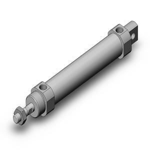 SMC VALVES CM2E25-100Z Zylinder mit rundem Körper, 25 mm Größe, doppeltwirkend | AN7RGX