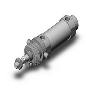 SMC VALVES CM2U32-25JZ Zylinder, 32 mm Größe, doppeltwirkend | AN9JUU