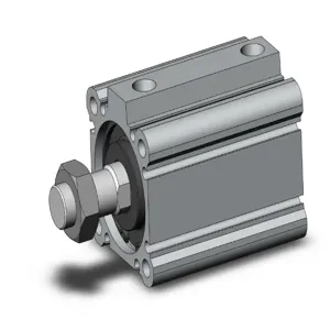 SMC VALVES CQ2A40-40DCMZ Compact Cylinder, 40 mm Size, Double Acting | AP2TPG