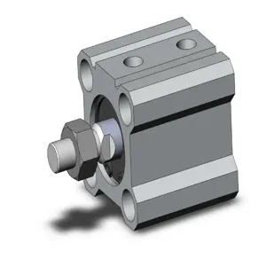 SMC VALVES CQ2B16-10DCM Compact Cylinder, 16 mm Size, Double Acting | AM9VDH