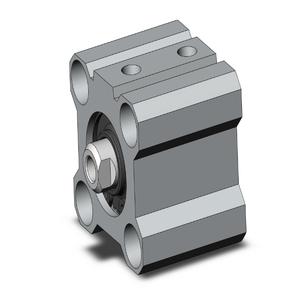 SMC VALVES CQ2B20-10DC Compact Cylinder, 20 mm Size, Double Acting | AL8TDQ