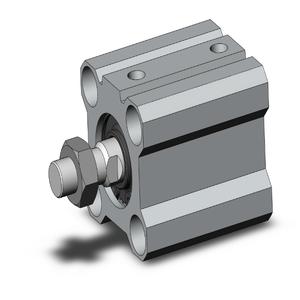 SMC VALVES CQ2B20-20DCM Compact Cylinder, 20 mm Size, Double Acting | AM2MYD
