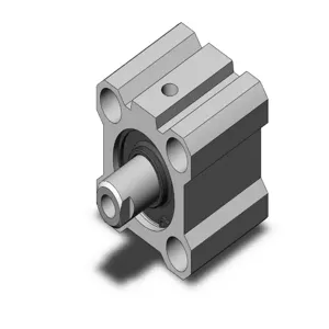 SMC VALVES CQ2B25-10T Compact Cylinder, 25 mm Size, Spring Extended | AM8AHT