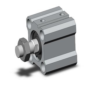 SMC VALVES CQ2B25-15DFM Compact Cylinder, 25 mm Size, Double Acting | AM9VDN