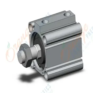 SMC VALVES CQ2B40TN-25DMZ Compact Cylinder, 40 mm Size, Double Acting | AP2RRT