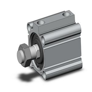 SMC VALVES CQ2B50-40DMZ Compact Cylinder, 50 mm Size, Double Acting | AN6DGJ