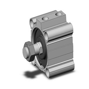 SMC VALVES CQ2B63-20DCMZ Compact Cylinder, 63 mm Size, Double Acting | AN6DGN