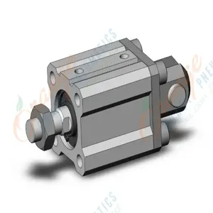 SMC VALVES CQ2D25-20DM Compact Cylinder, 25 mm Size, Double Acting | AM4MGN