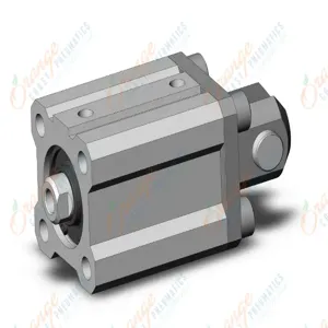 SMC VALVES CQ2D25-25D Compact Cylinder, 25 mm Size, Double Acting | AL9YUL