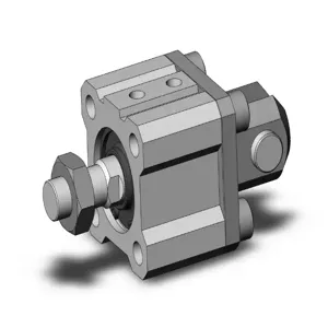 SMC VALVES CQ2D25-5DM Compact Cylinder, 25 mm Size, Double Acting | AM4EQH