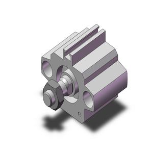 SMC VALVES CQP2B20-10SM Compact Cylinder, 20 mm Size | AN6PML