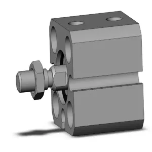 SMC VALVES CQSB12-5DCM Compact Cylinder, 12 mm Size, Double Acting | AP3AXU