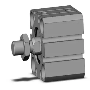 SMC VALVES CQSB20-10DM Compact Cylinder, 20 mm Size, Double Acting | AN4TLL