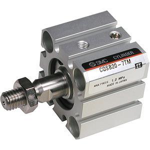 SMC VALVES CDQSB16-60DCM-M9BLS Compact Cylinder, 16 mm Size, Double Acting Auto Switcher | AN6ZJH