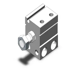 SMC VALVES CUJB20-10DM Compact Cylinder, 20 mm Size, Double Acting | AN9YWE