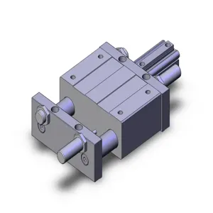 SMC VALVES CXTM32-50B Platform Cylinder, 32 mm Size, Slide Bearing | AM9VKK