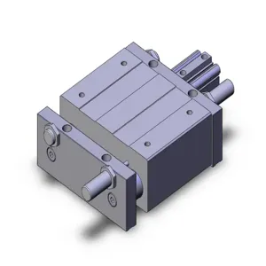 SMC VALVES CXTM40-25B Platform Cylinder, 40 mm Size, Slide Bearing | AM9VKL