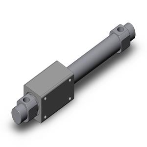 SMC VALVES CY3B20-100 Magnetgekoppelter Zylinder, 20 mm Größe, doppeltwirkend | AM7RBJ
