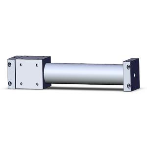 SMC VALVES CY3R63TF-350N Magnetic Coupled Cylinder, 63 mm Size, Double Acting | AN8DEK