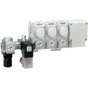 SMC VALVES IISA2NSR-2B Manifold, With O Control Unit Kit Accessory | AM7THC