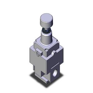 SMC VALVES IR3000-03 Regulator, 3/8 Inch Modular | AM7FTK