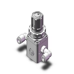 SMC VALVES IRV10-LN07 Vacuum Regulator, 1/4 Inch Size | AN8BJA