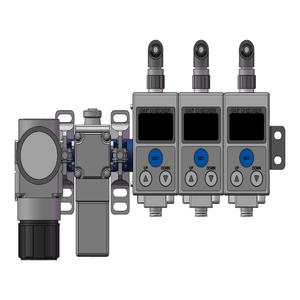 SMC VALVES ISA3-HCP-M3LB-L1 Digital Gas Checker, Port Size | AP2MDQ