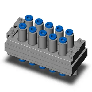 SMC VALVES KDM10-06 Multi Connector, 6 mm Size | AL3PWM