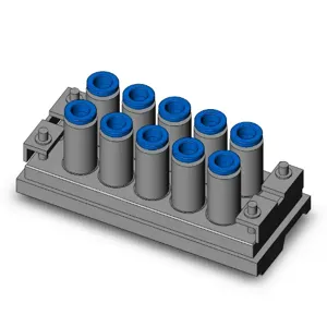 SMC VALVES KDM10S-09 Multi Connector, 6 mm Size | AM9WML