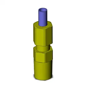 SMC VALVES KFH04-01S Male Connector, 4 mm Size | AL3PZF