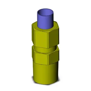 SMC VALVES KFH10N-03S Male Connector, 10 mm Size | AL3QAF