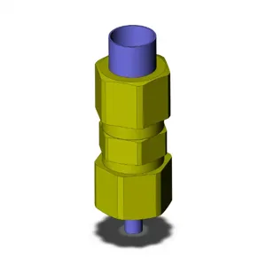 SMC VALVES KFH12U-00 Fitting, 12 mm Size, Type Kf | AL3QAZ