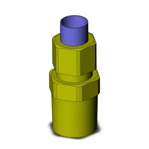 SMC VALVES KFH12U-04S Male Connector, 12 mm Size | AN9YCN