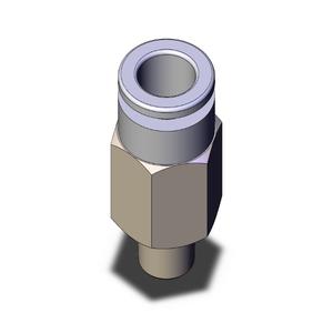 SMC VALVES KGH10-01S Male Connector, 10 mm Size | AM9WMY